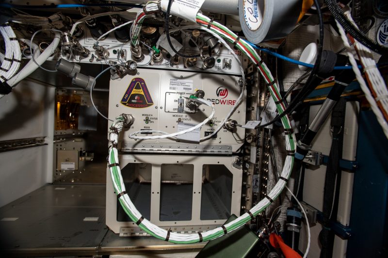 Caption: Redwire's ADSEP facility on the ISS. (Credit: NASA)
