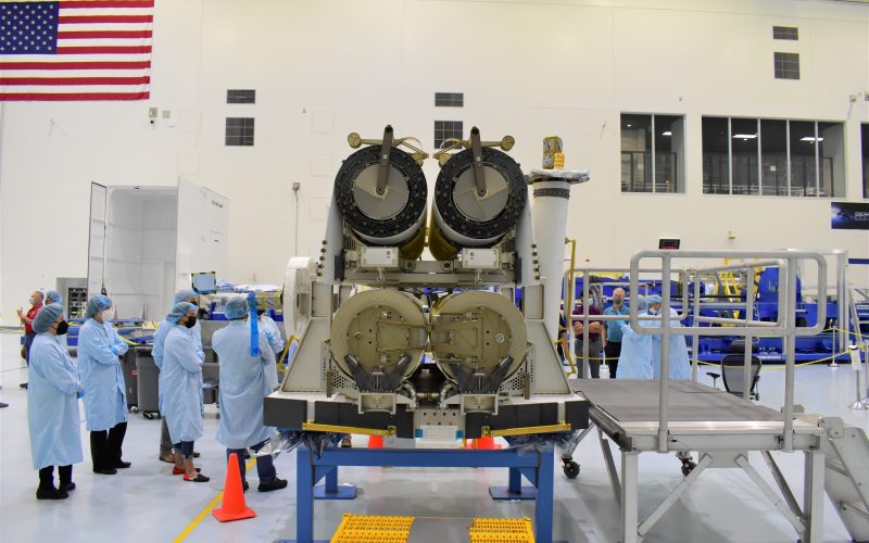 The third and fourth pair of iROSAs delivered to NASA. (Credit: NASA)