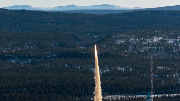 The TEXUS 58 launch. Credit: SSC